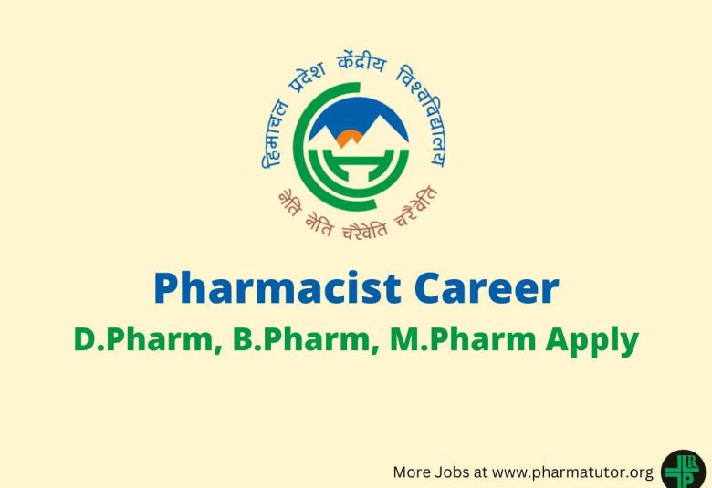 Apply online for post of Pharmacist at Central University of Himachal Pradesh