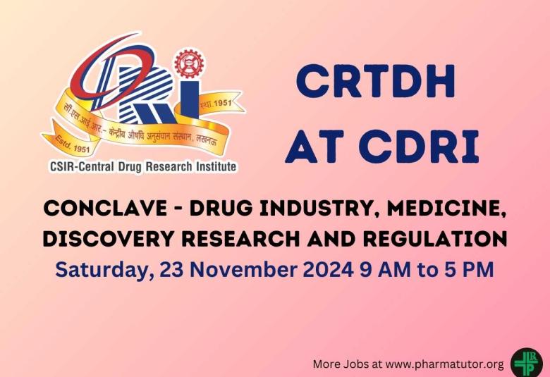 CRTDH AT CDRI CONCLAVE 2024