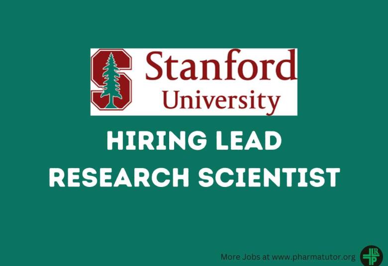 Hiring Lead Research Scientist at Stanford University
