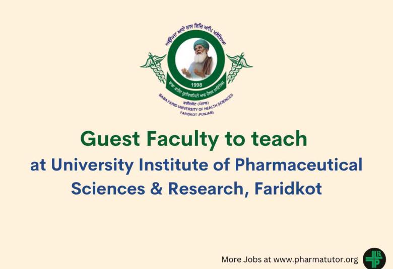 Interview for appointing Guest Faculty to teach at University Institute of Pharmaceutical Sciences & Research