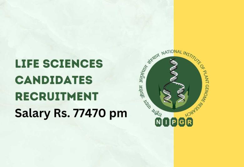 Job for Life Sciences candidates at NIPGR