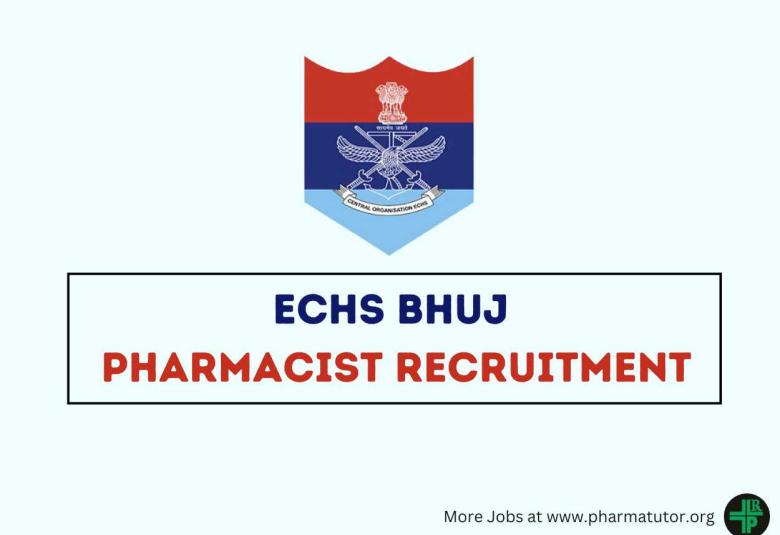 Job for Pharmacist in ECHS Polyclinic Bhuj