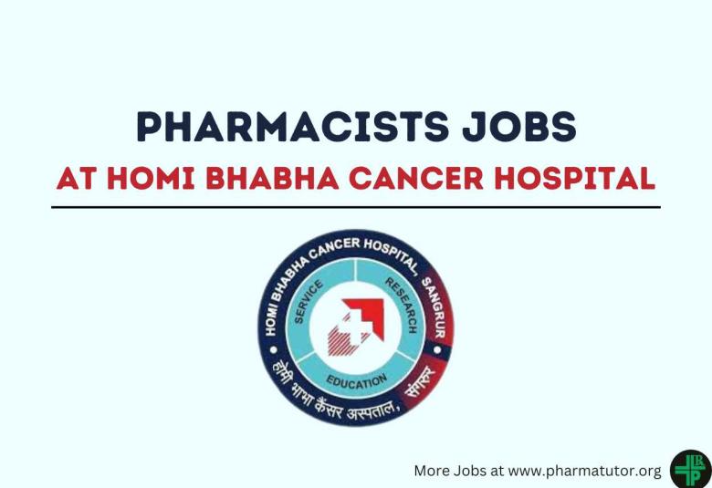 Pharmacists jobs at Homi Bhabha Cancer Hospital