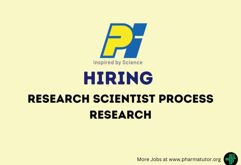 PI Industries Hiring Research Scientist Process Research