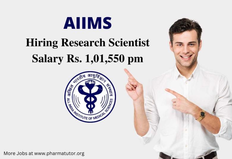 Advertisement for Research Scientist at AIIMS Nagpur