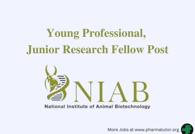 Applications are invited for post of Young Professional, Junior Research Fellow at NIAB