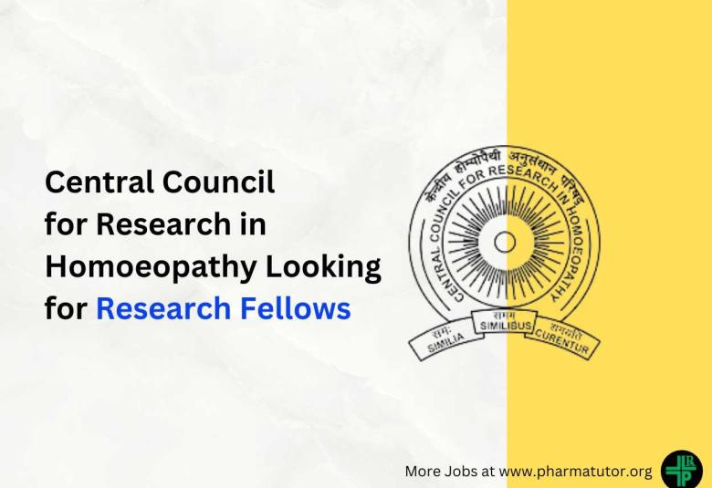 Central Council for Research in Homoeopathy looking for Research Fellows