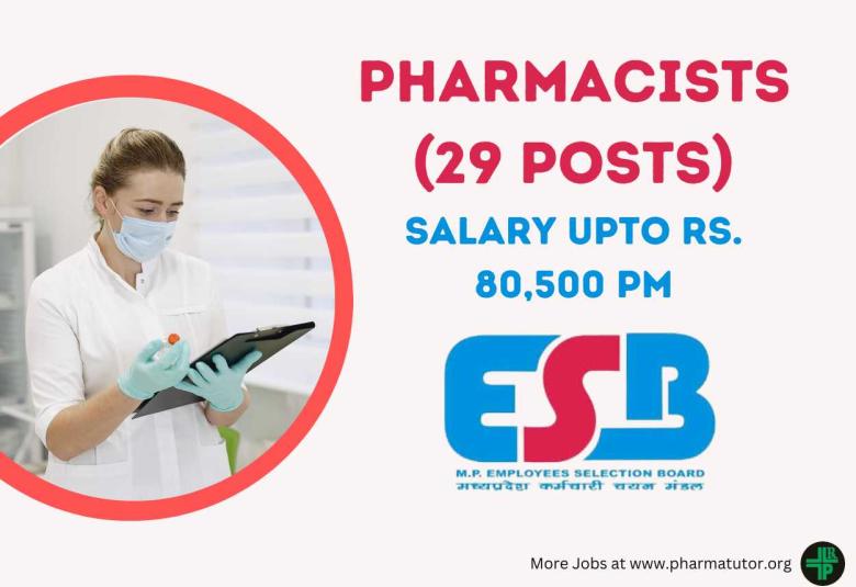 Job Openings for Pharmacists under MPESB