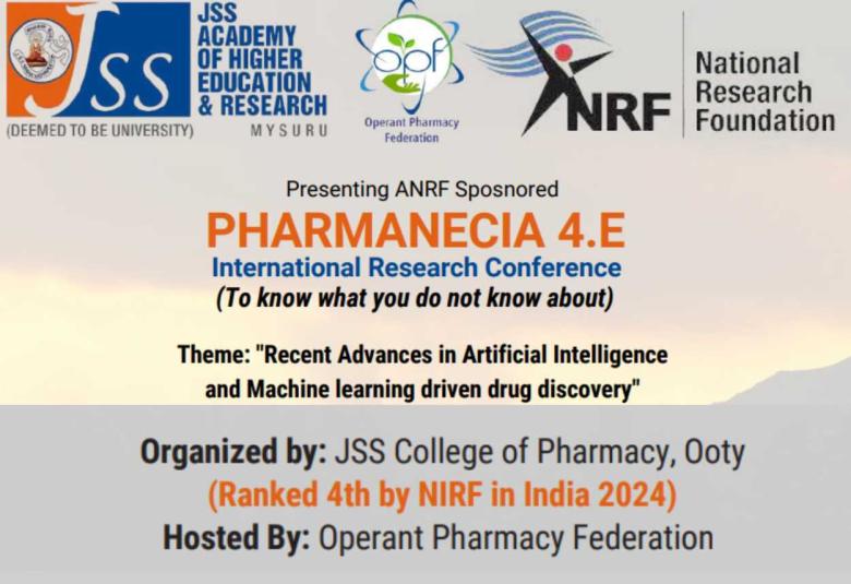 Pharmanecia 4.E Organised By Organized by Department of Pharmaceutical Chemistry, JSS College of Pharmacy