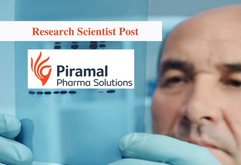 Piramal Pharma Limited Hiring Research Scientist