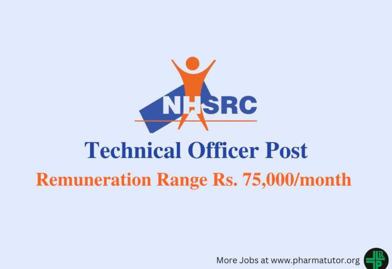 Vacancy for Technical Officer at NHSRC