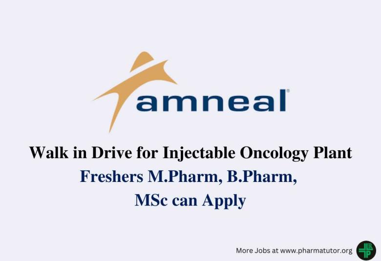 Walk in Drive for Injectable Oncology Plant at Amneal Pharmaceuticals