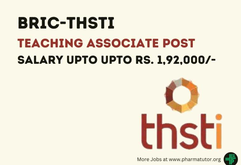 Apply Online for Teaching Associate at THSTI