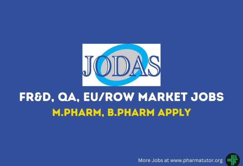 FR&D, QA, EU/ROW Market Jobs at Jodas Expoim Pvt. Ltd