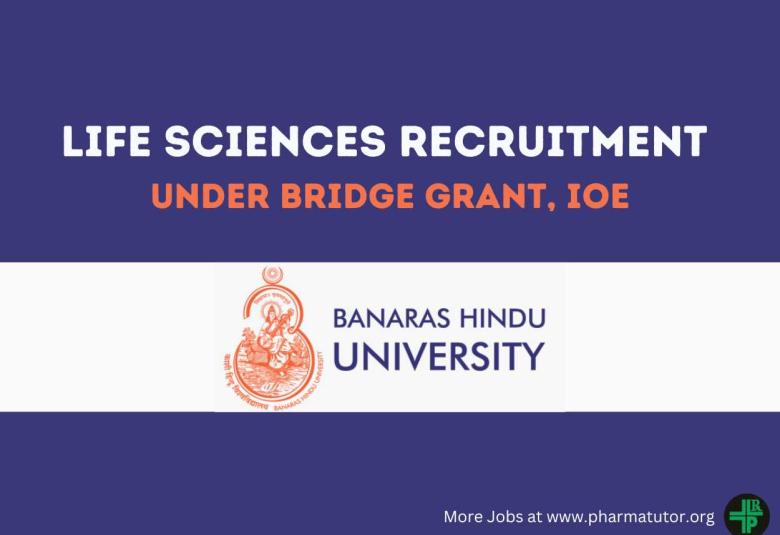 Life Sciences Recruitment under Bridge Grant, IoE Banaras Hindu University