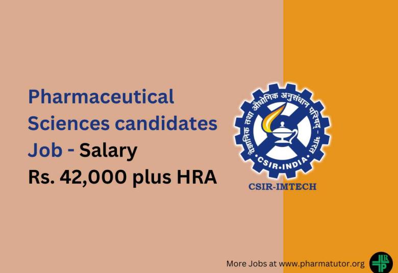 Recruitment Pharmaceutical Sciences candidates at IMTech