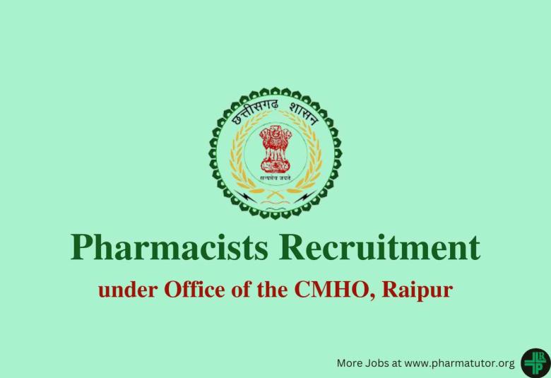 Vacancy for Pharmacist under Office of the CMHO