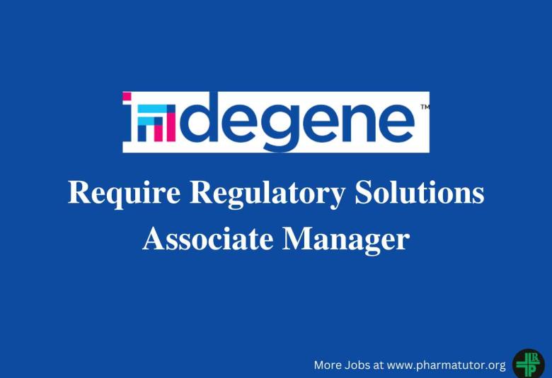 Work as Regulatory Solutions Associate Manager at Indegene