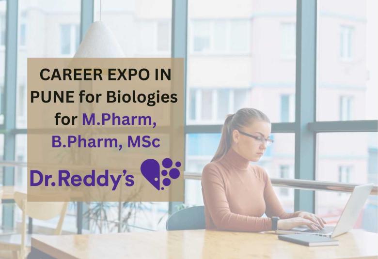 CAREER EXPO IN PUNE for Biologies at Dr. Reddy's Laboratories