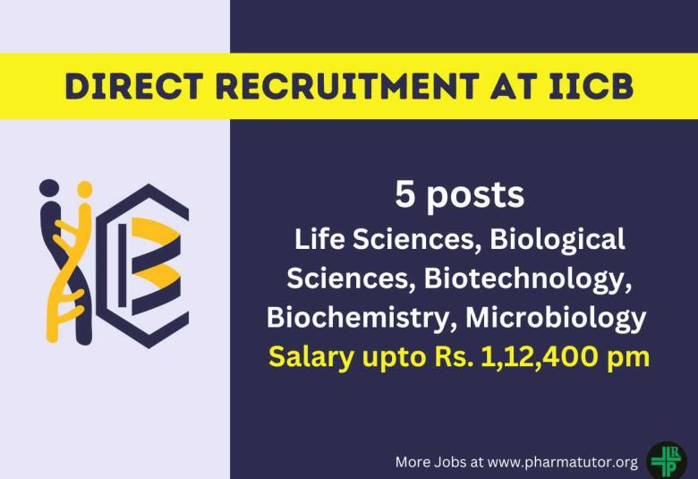 Direct Recruitment at IICB