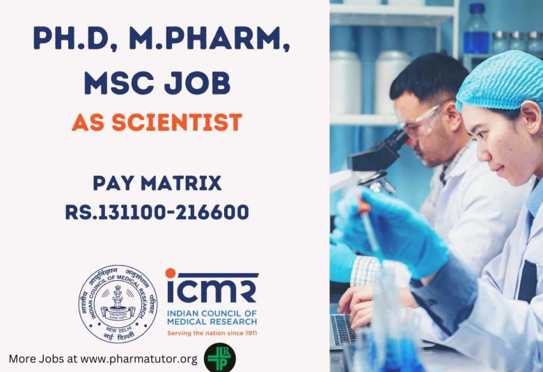 ICMR invites online applications for Scientist Post