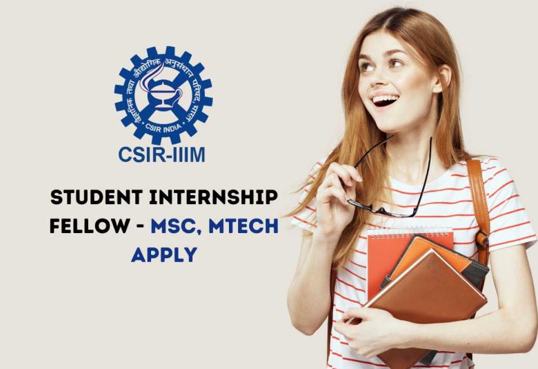 IIIM Student Internship Fellow - MSc, MTech Apply