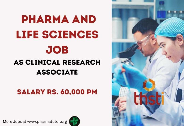 Job for Pharma and Life Sciences candidates at THSTI