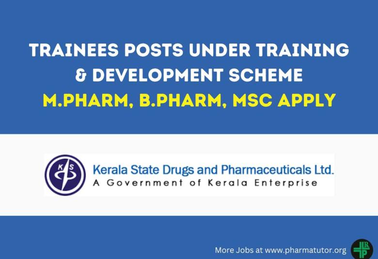 Job for Trainees under Training & Development Scheme of KSDPL