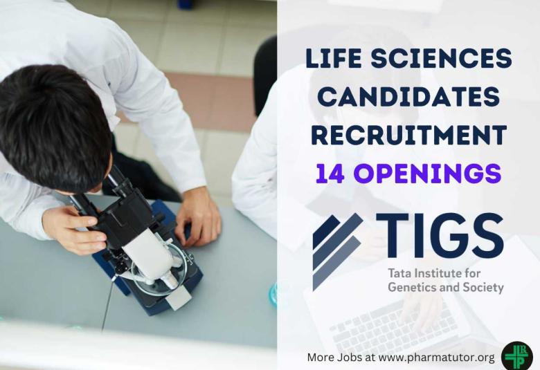 Job openings for Life Sciences candidates at TIGS