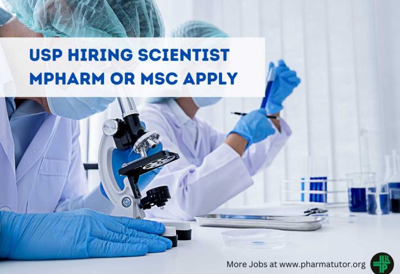 USP require Compendial Development Laboratory Scientist
