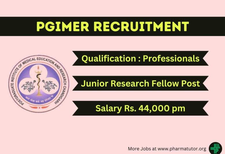 Vacancy for Junior Research Fellow at PGIMER 