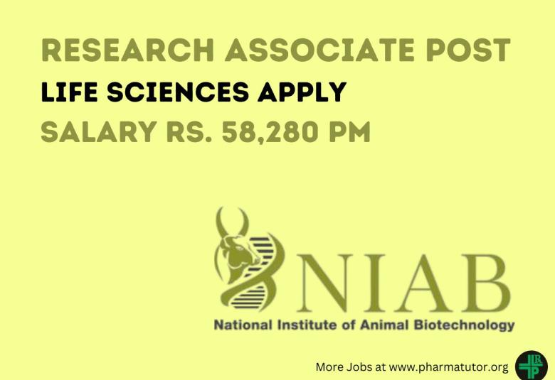Applications are invited for Research Associate at NIAB
