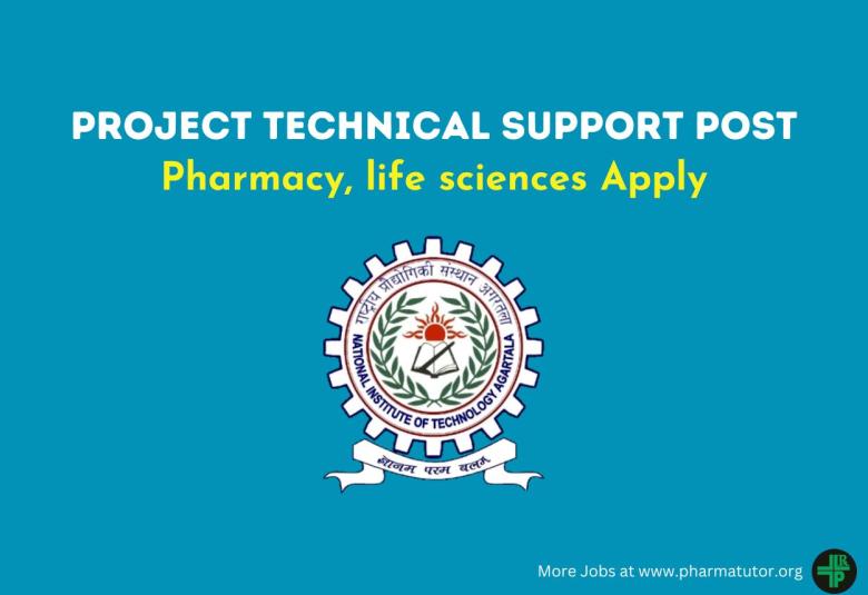 Applications are invited for Technical Support at National Institute of Technology