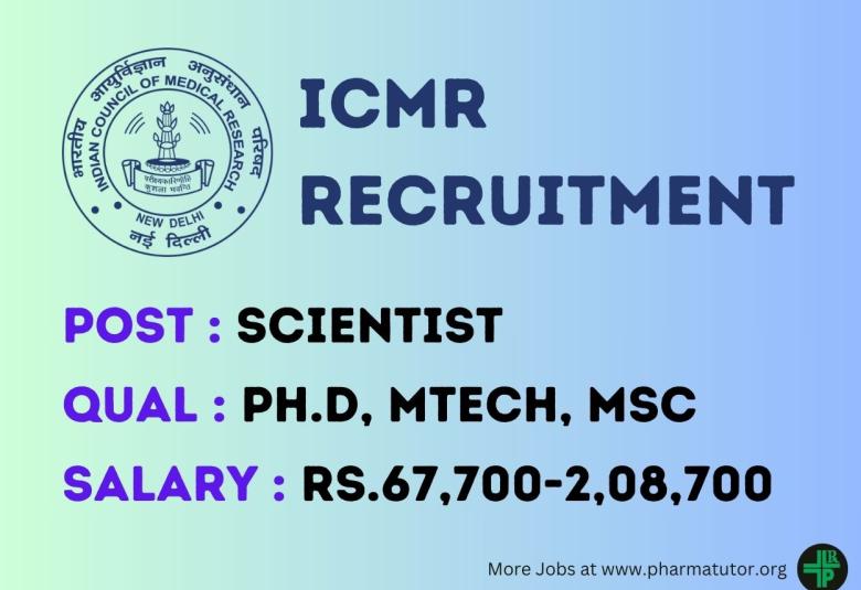 Apply Online for post of Scientist at Infectious Disease Research and Diagnostic Laboratories