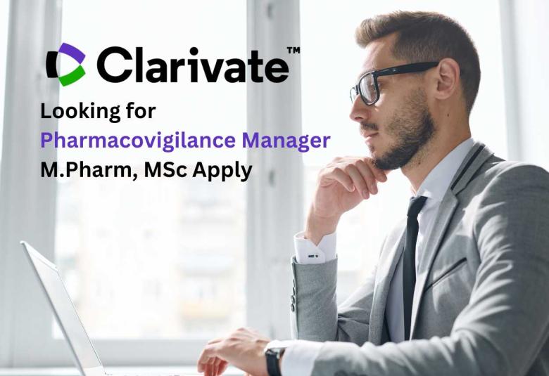 Clarivate looking for Pharmacovigilance Manager