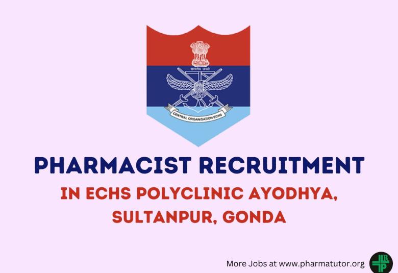 ECHS invites applications for Post of Pharmacist