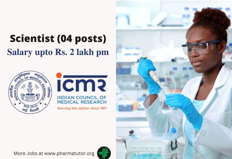 ICMR invites online applications for Scientist Post
