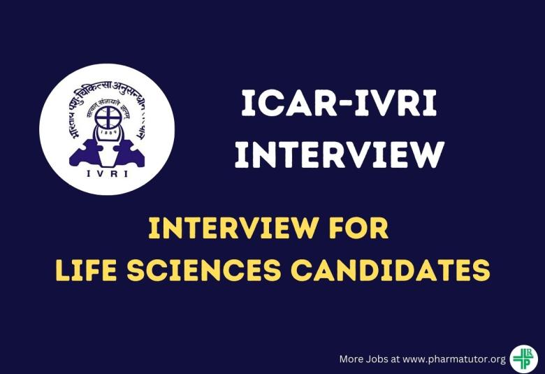 Interview for Life Sciences candidates at IVRI