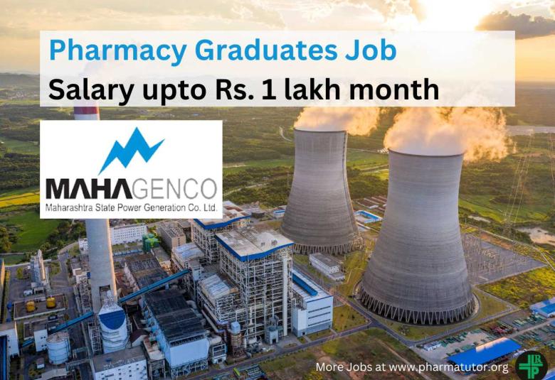 Opportunity for Pharmacy Graduates at MAHAGENCO