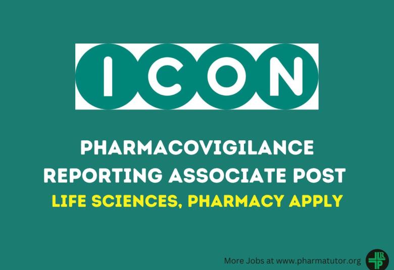 Work as Pharmacovigilance Reporting Associate at ICON plc