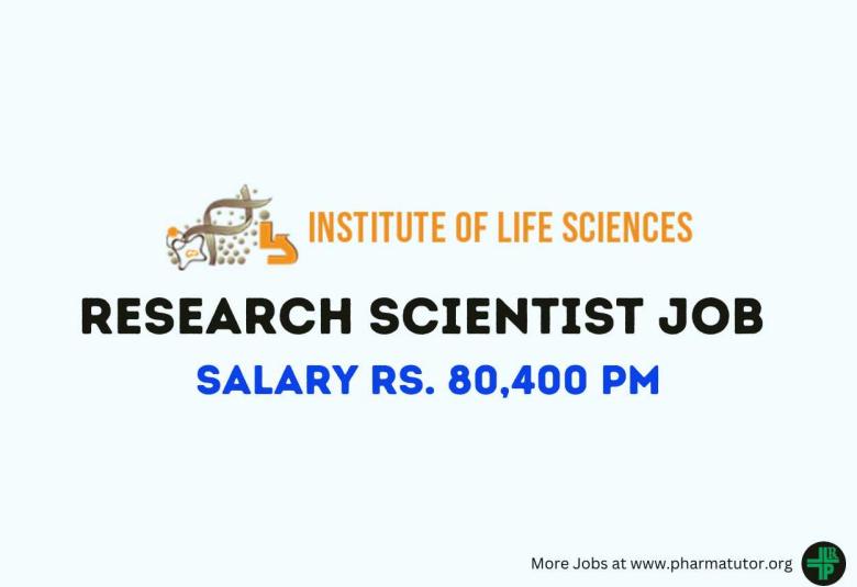 Work as Research Scientist at Institute of Life Sciences