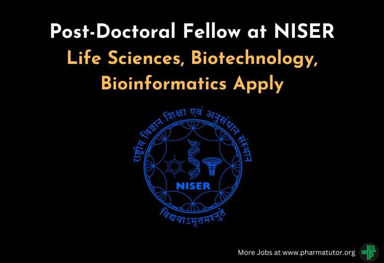 Advertisement for Post-Doctoral Fellow at NISER