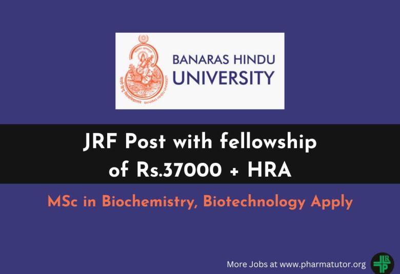 Applications are invited for Junior Research Fellow at Banaras Hindu University