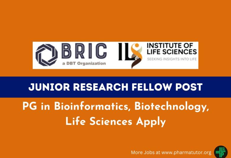 Apply Online for Junior Research Fellow post at Institute of Life Sciences