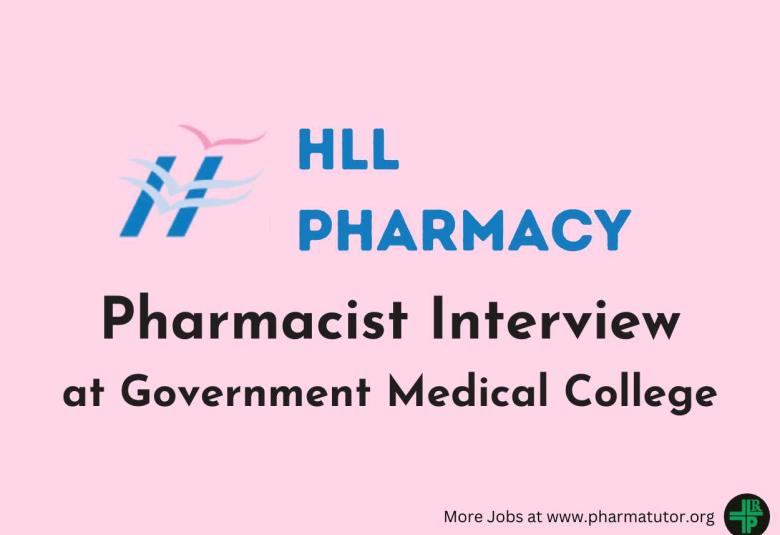 Interview for Pharmacist in AMRIT Pharmacy outlets at Government Medical College