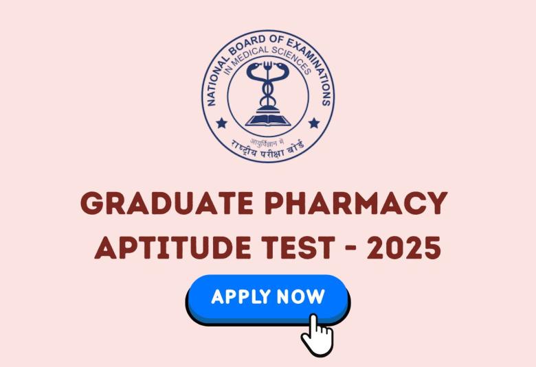 GPAT, Graduate Pharmacy Aptitude Test - 2025 announced