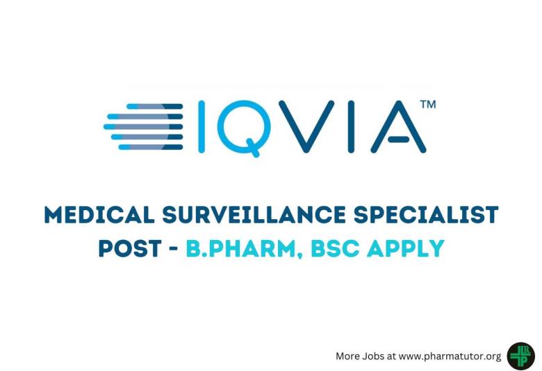 IQVIA looking for Medical Surveillance Specialist