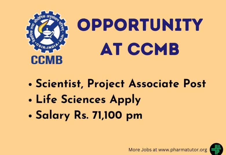 Life Sciences Opportunity at CCMB
