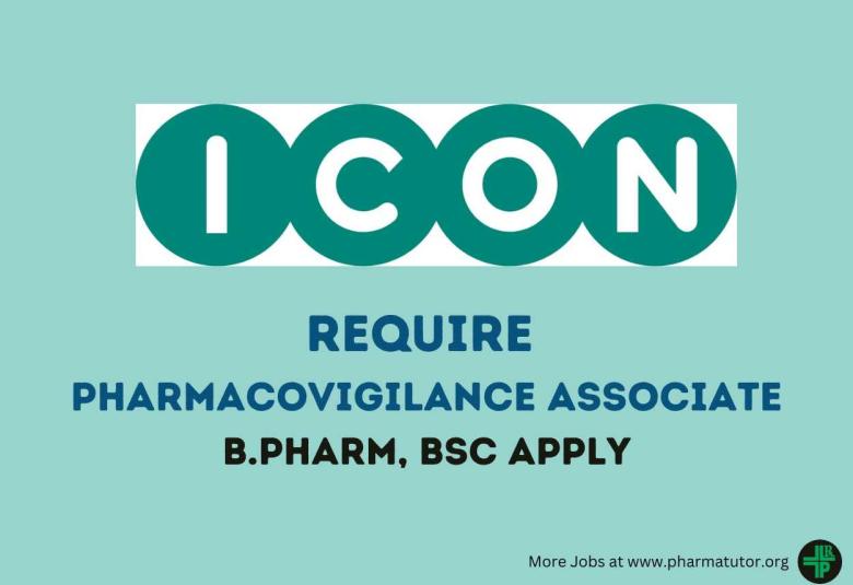Require Pharmacovigilance Associate at ICON plc