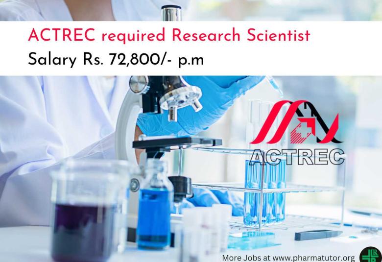 ACTREC required Research Scientist